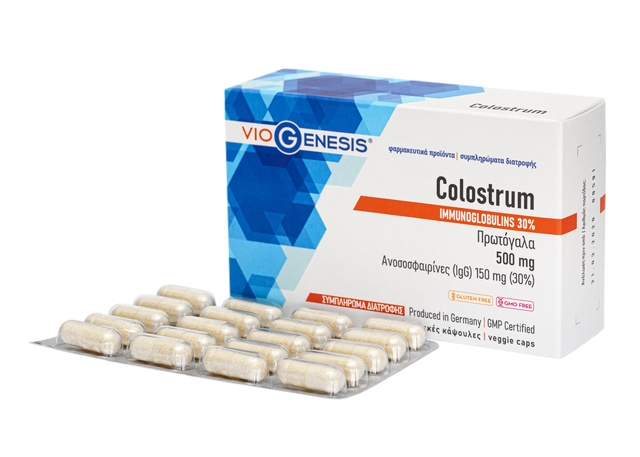 VIOGENESIS - Colostrum 500mg - 60caps